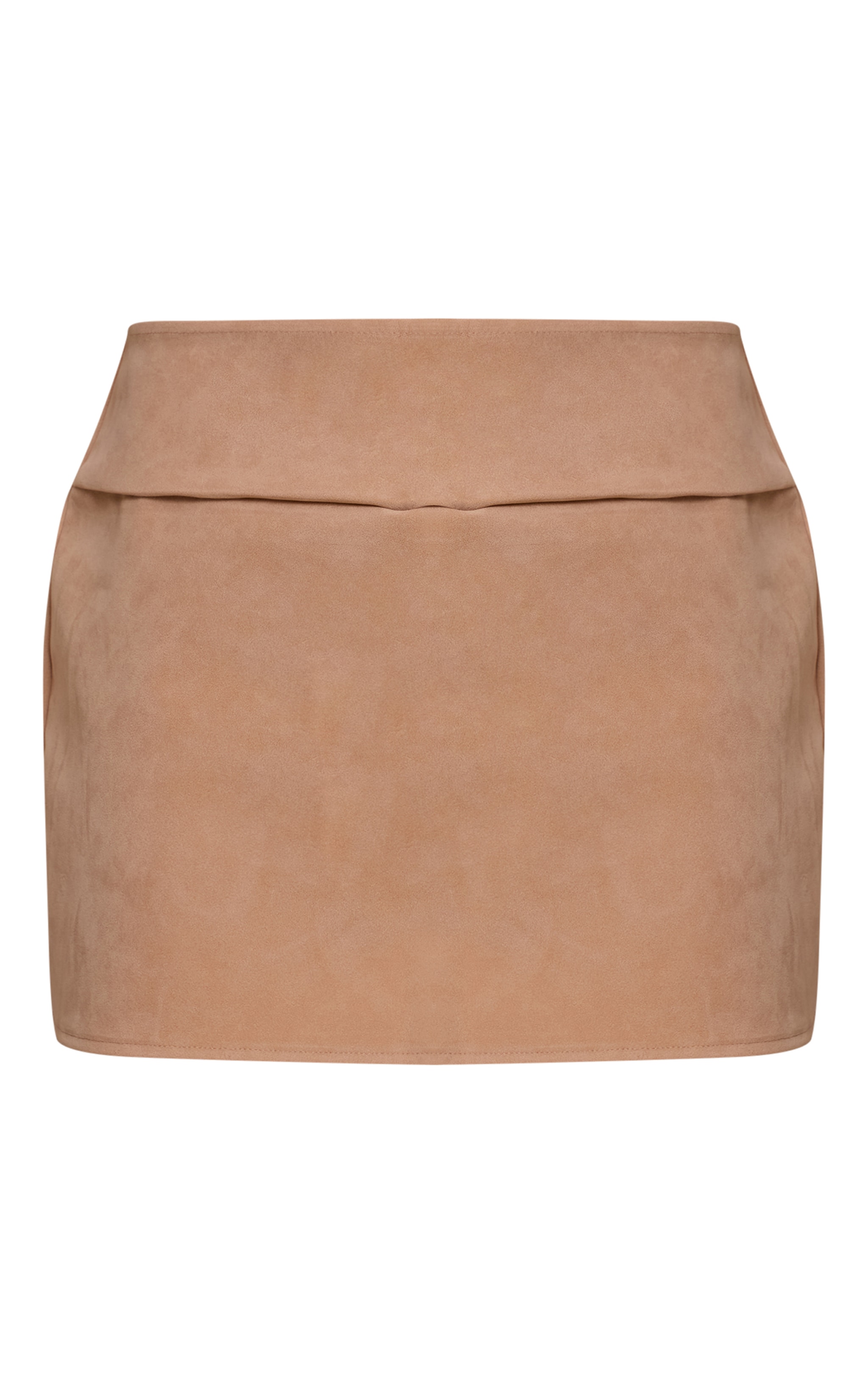 Sand Faux Suede Mini Skirt image 6