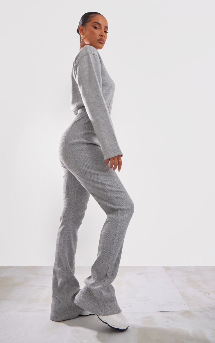SWEAT EN COTON - GRIS FONCÉ CHINÉ | CH
