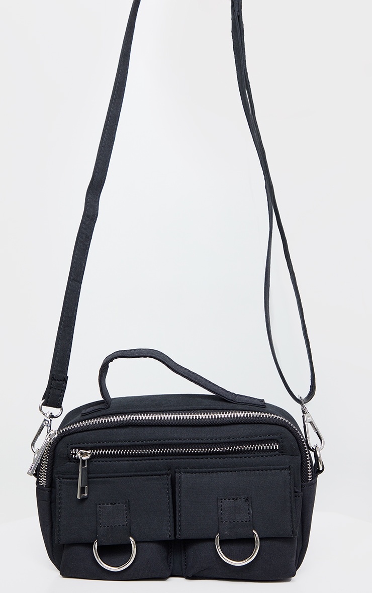 black rectangle crossbody bag