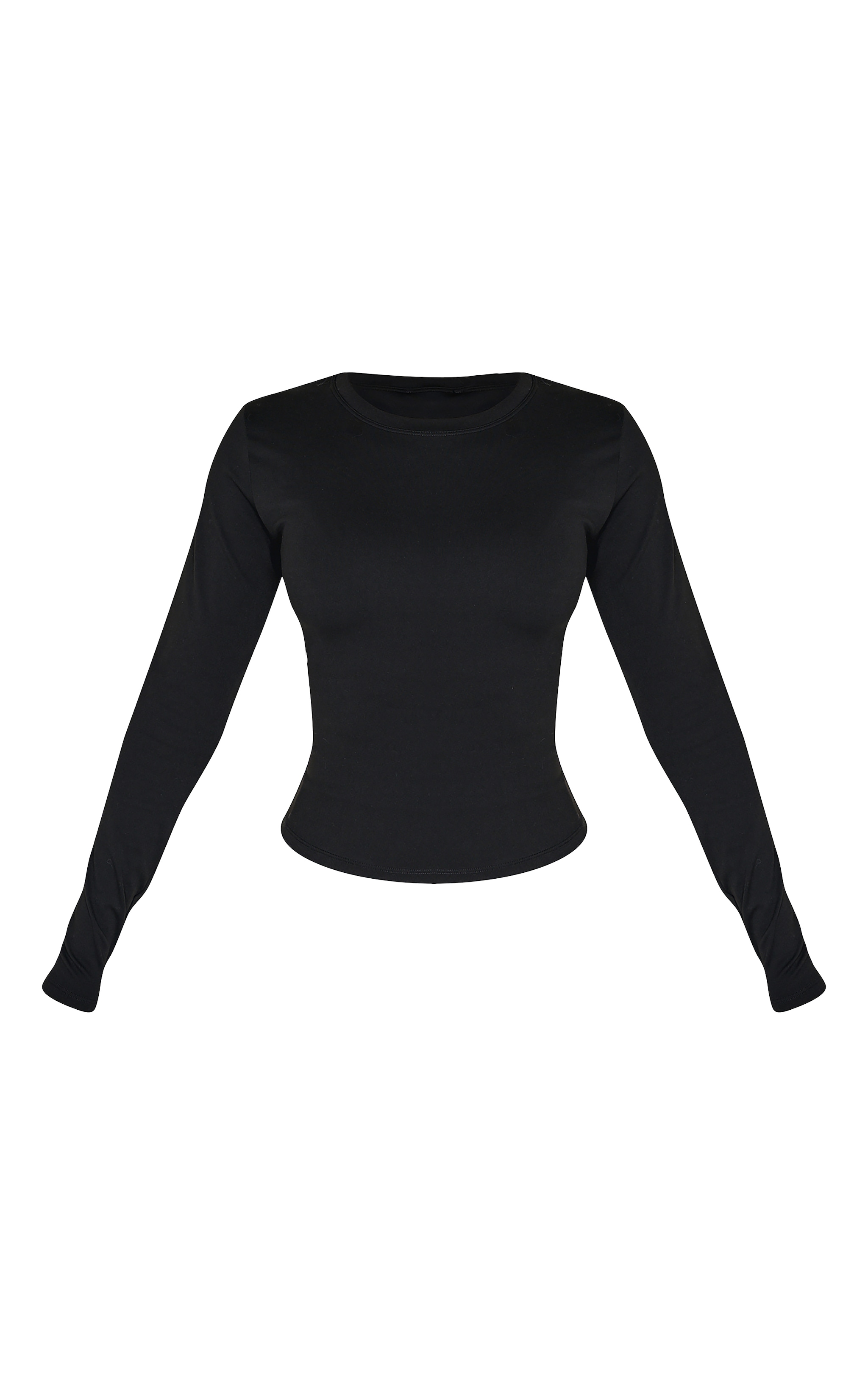 Petite Top de sport en Sculpt noir à manches longues image 5