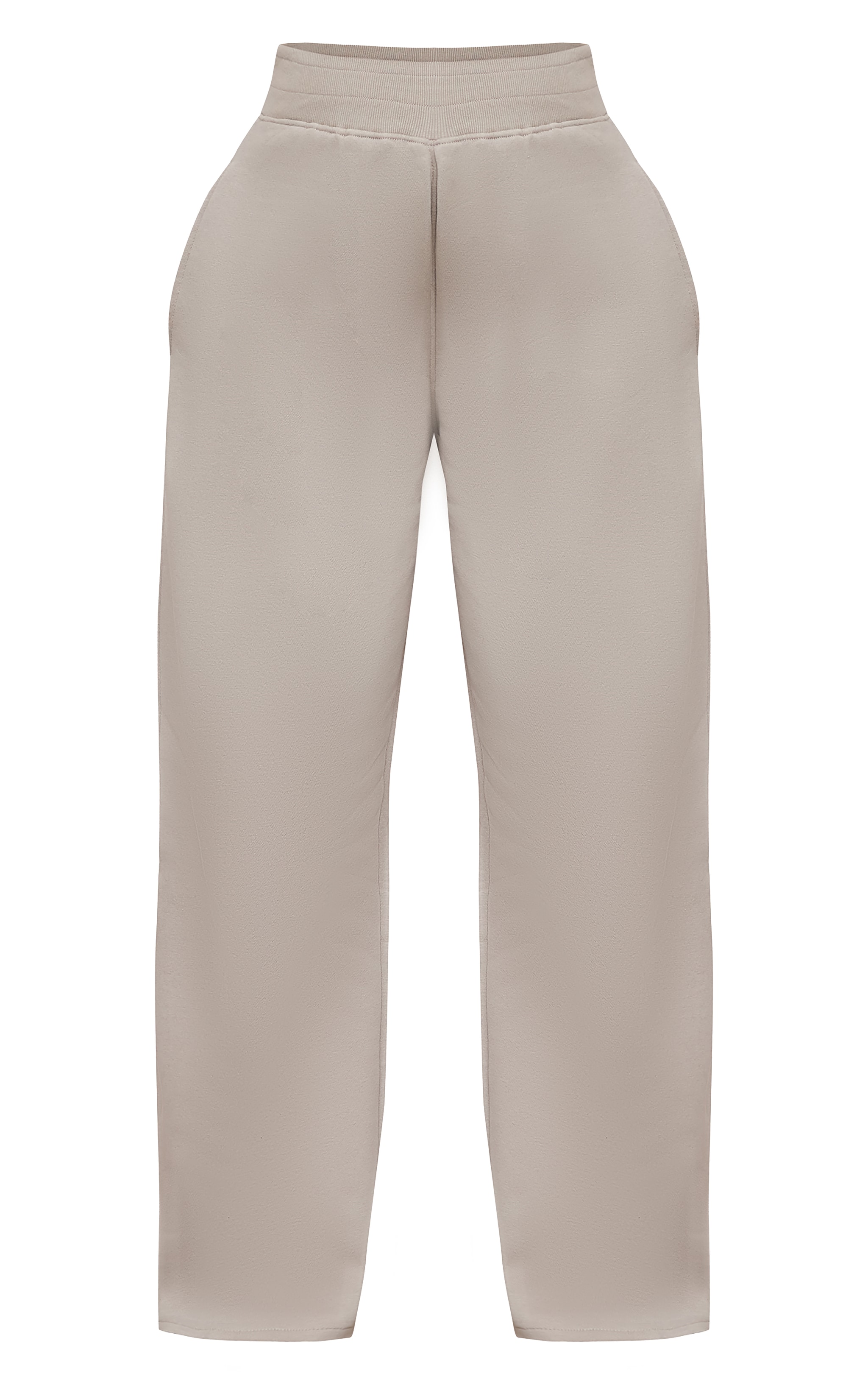 Maternity Grey Fleeceback Wide Leg Sweatpants image 5