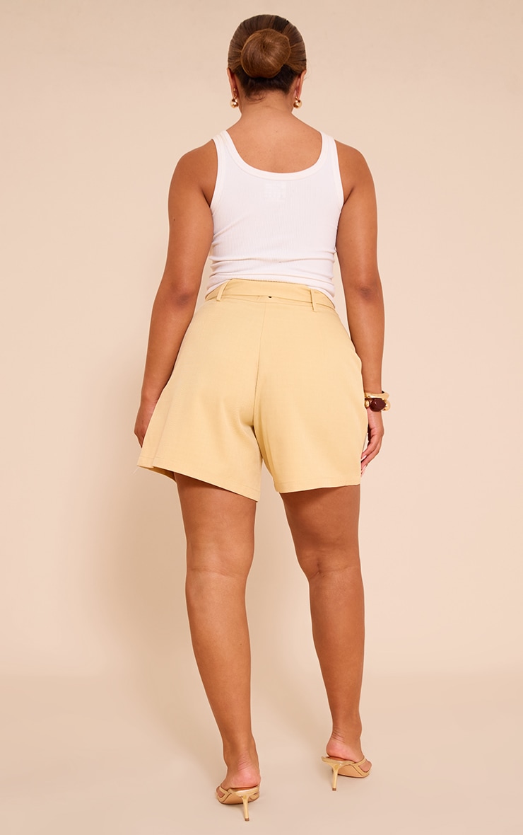 Shape Butter Yellow Gold Wave Trim Tailored Jorts image 3