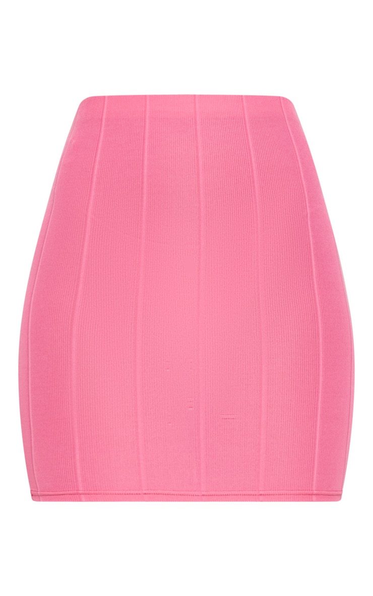 hot pink bandage skirt