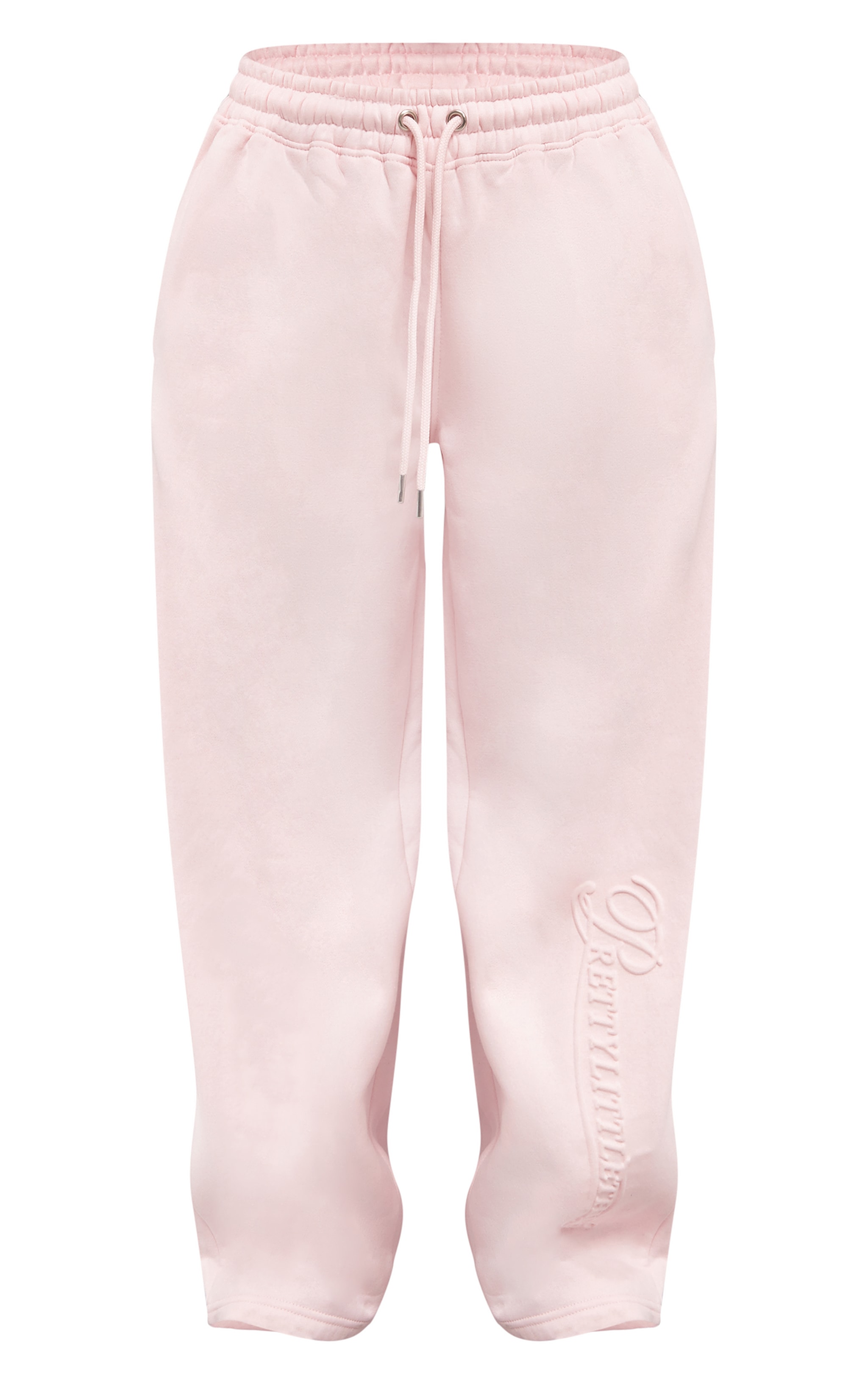 PLT Baby Pink Embossed Graphic Sweatpant | Sweat