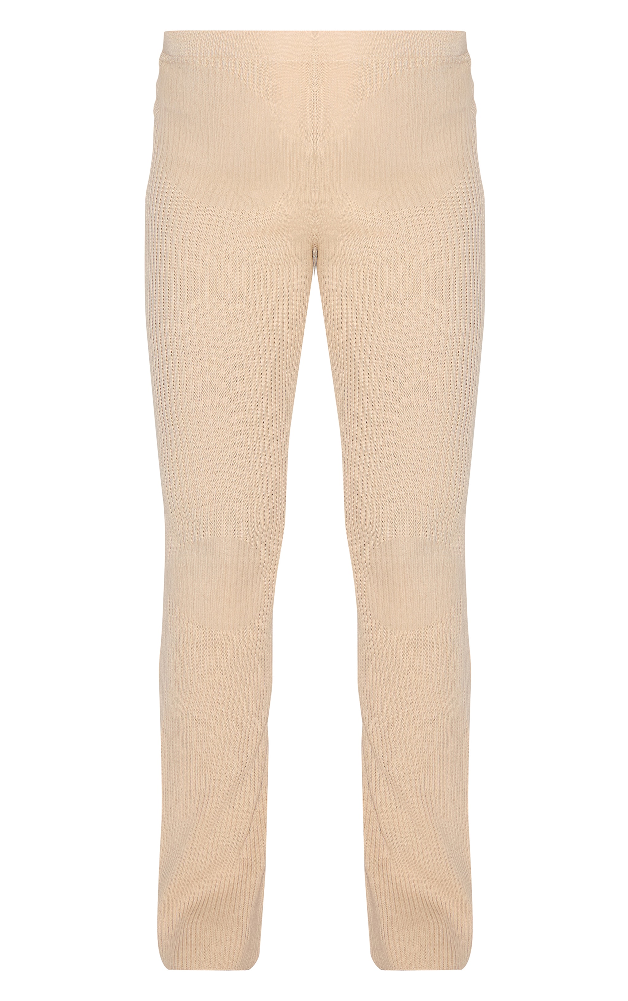 Maternity Oatmeal Rib Knit Flared Pants image 5