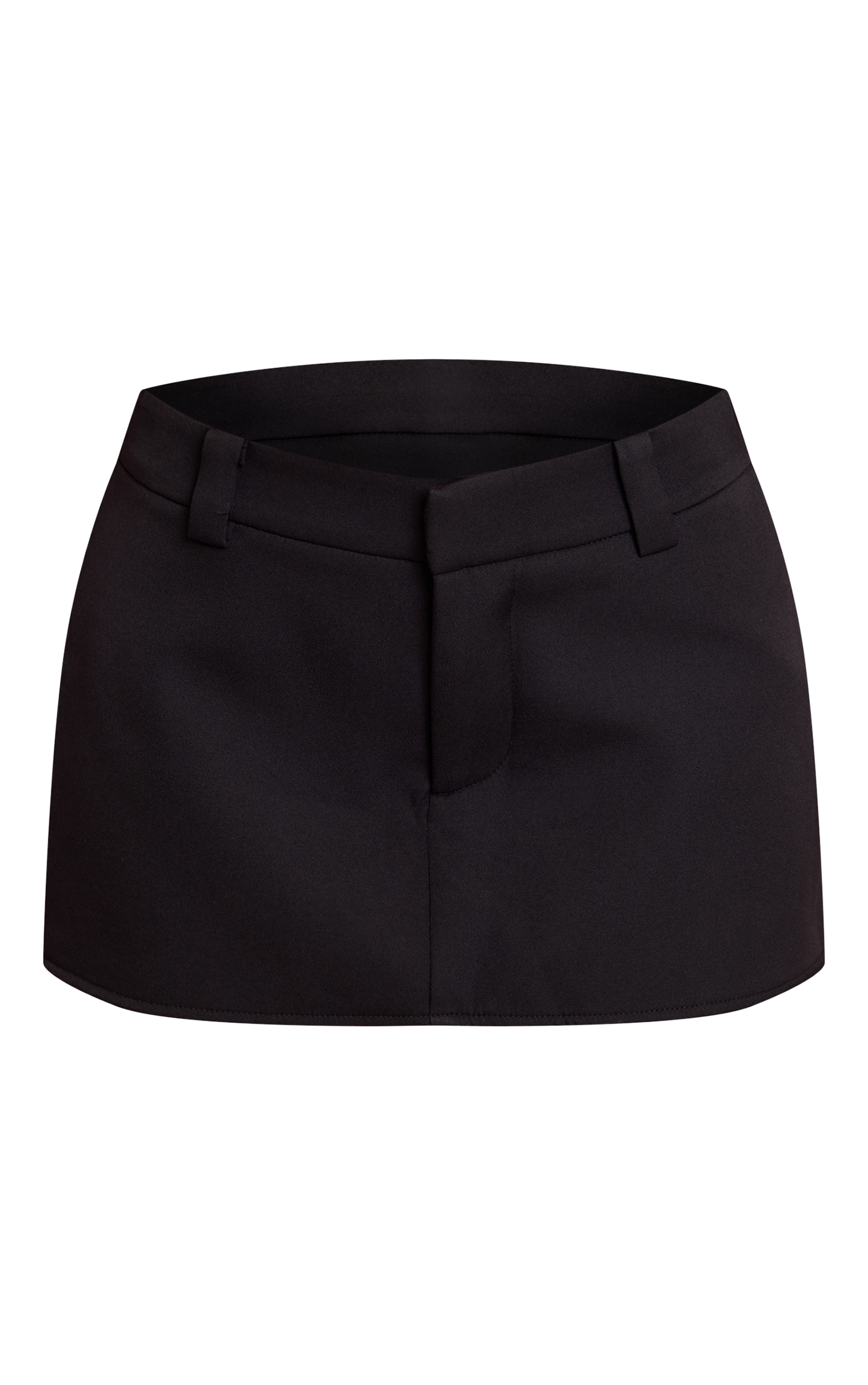 Petite Black Woven Tailored Skort image 6