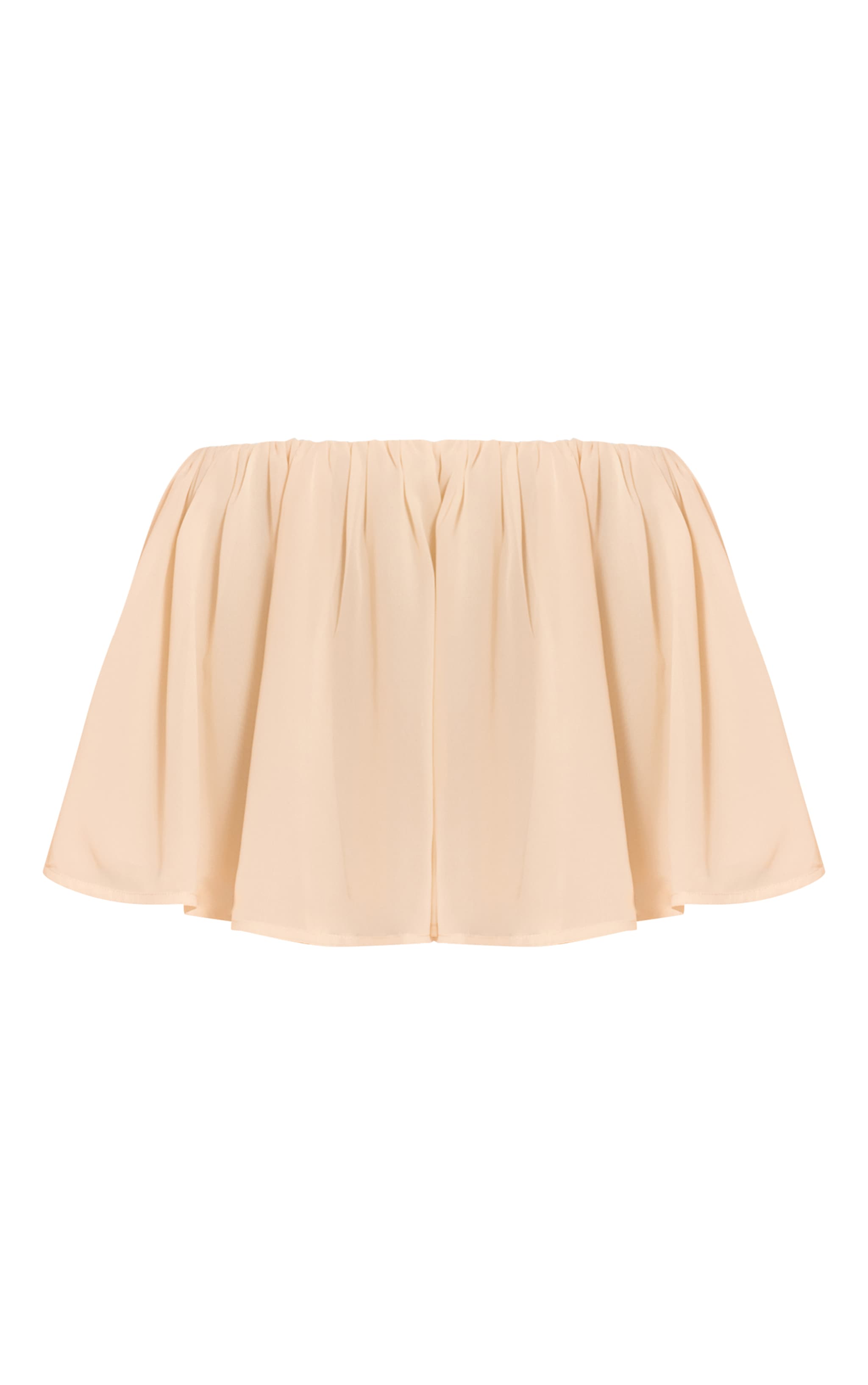 Cream Chiffon Floaty Mini Skirt image 6