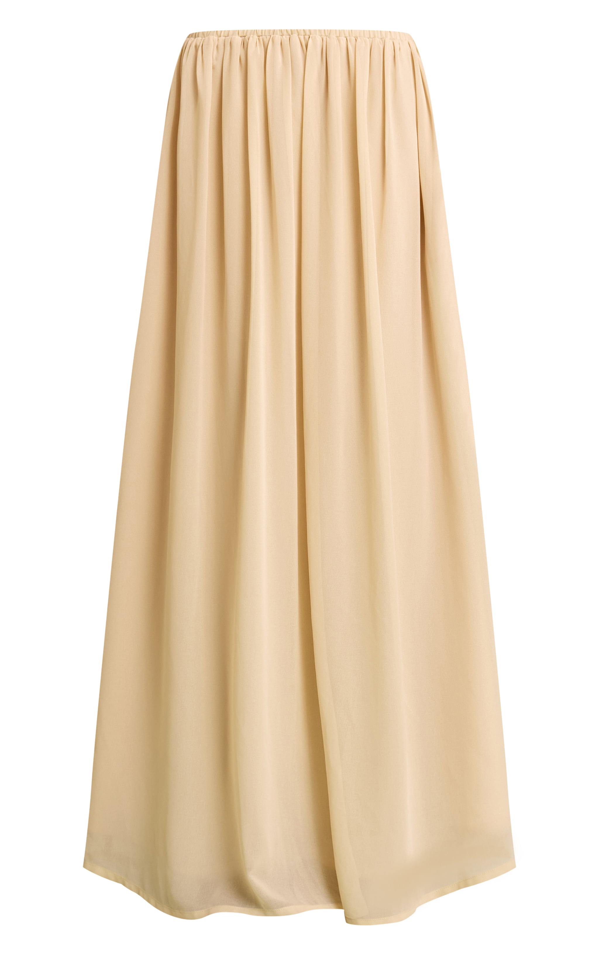 Almond Chiffon Floaty Maxi Skirt image 5