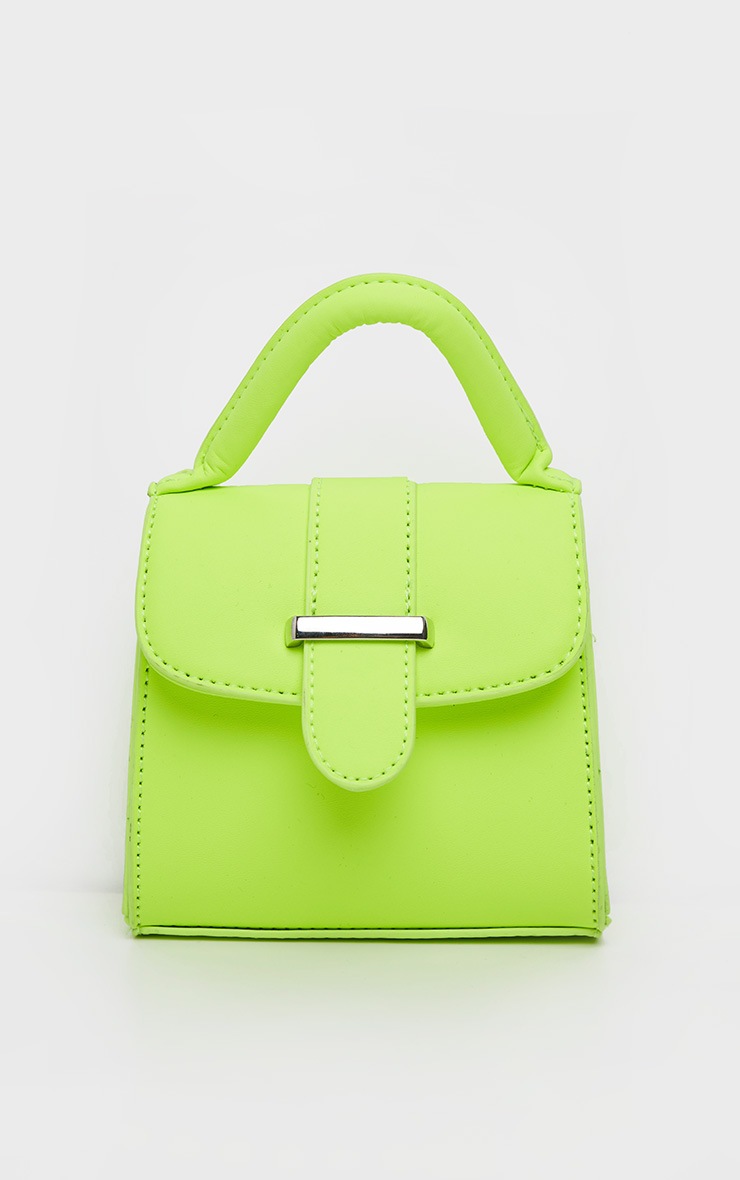Neon Lime One Handle Mini Grab Bag
