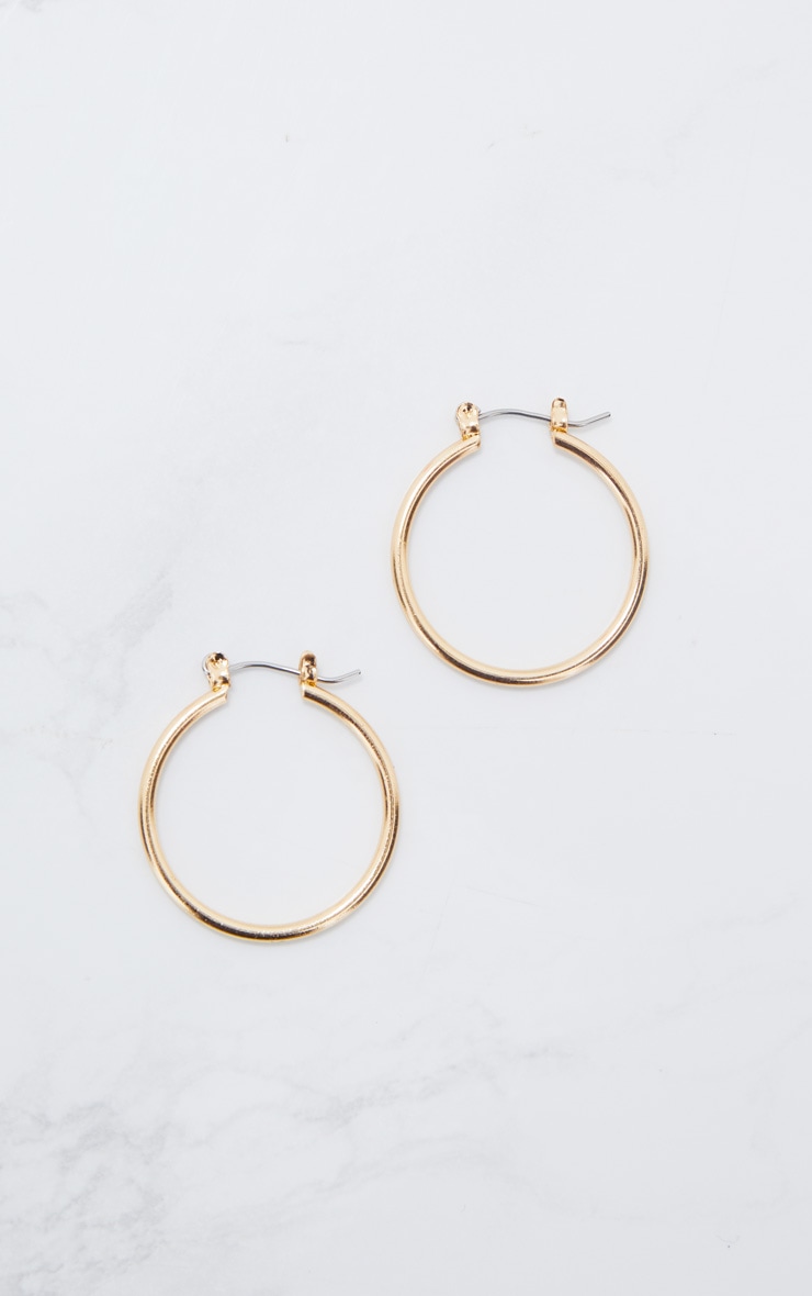 Gold Mini Hoop Earrings Accessories PrettyLittleThing USA