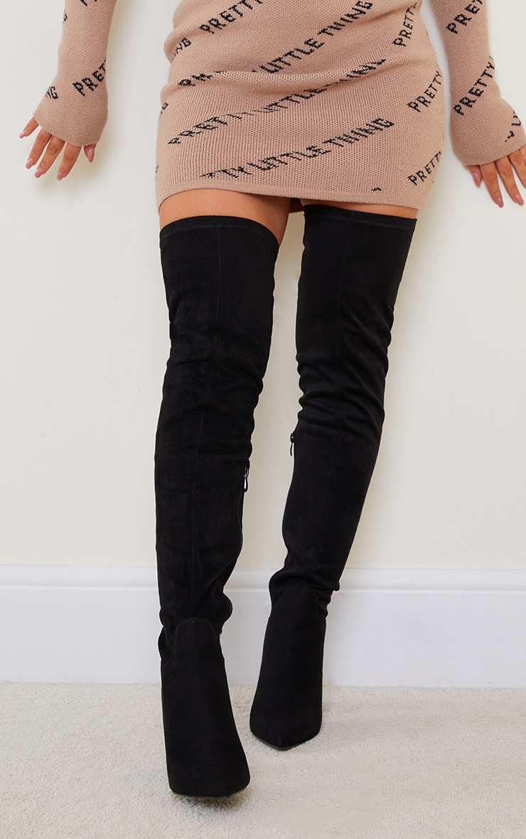 wide fit high boots