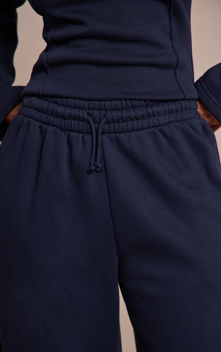 Petite Navy Wide Leg Sweatpant image 4