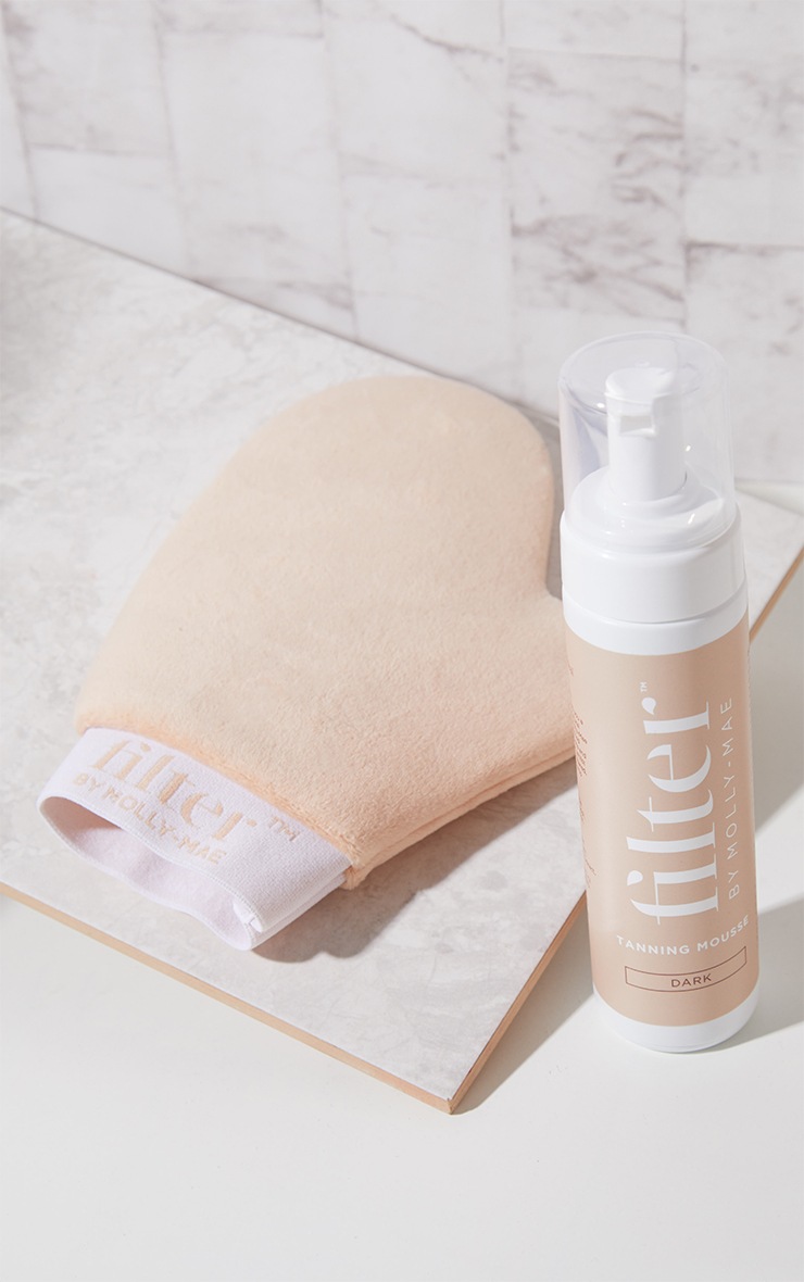 Filter By Molly Mae Tanning Foam Dark Mitt Bundle PrettyLittleThing