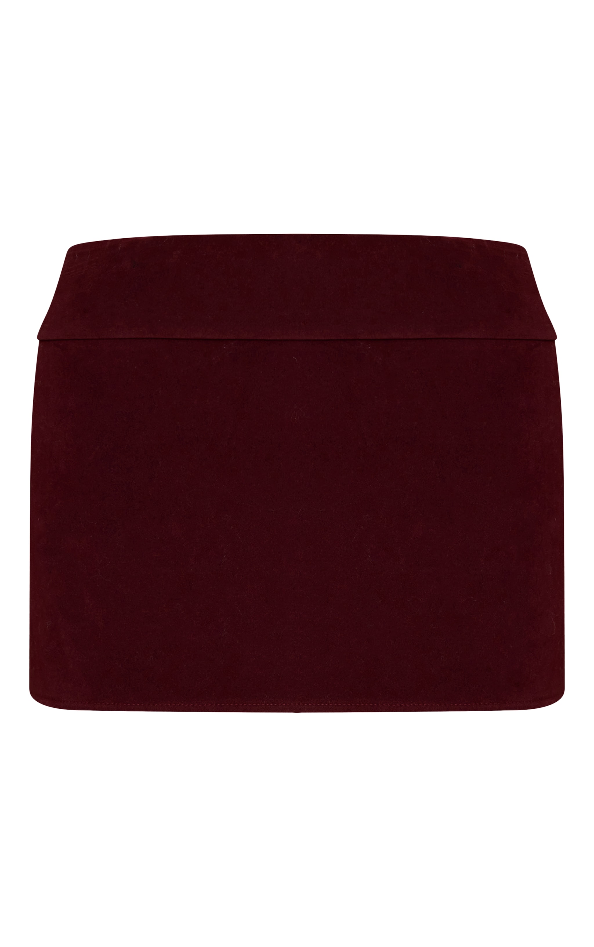 Plum Faux Suede Mini Skirt image 6