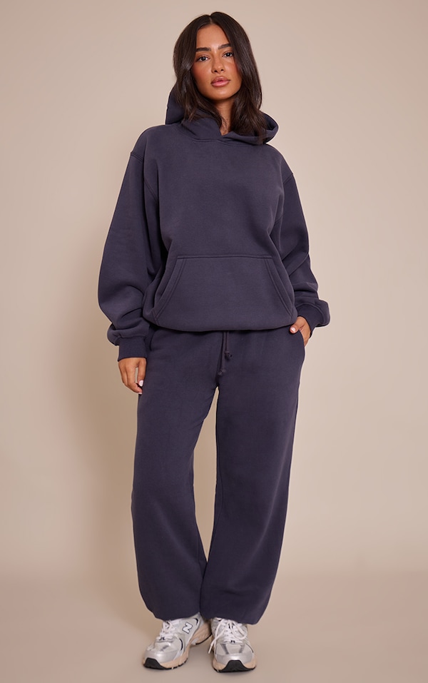 Petite Navy Cuffed Sweatpants