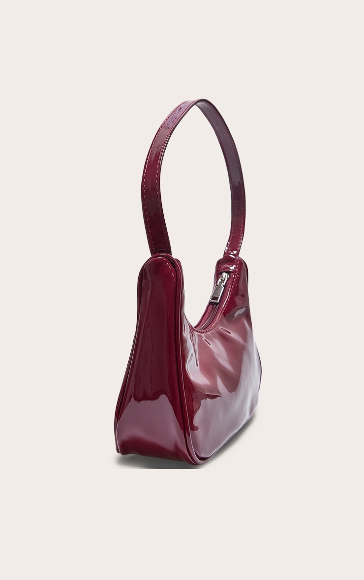 ショルダーバッグ・ポシェット Tory Burch  Shoulder Bags Women Patent Leather Red/Burgundy TORY BURCH Patent Leather Shoulder Bag Crossbody Bag Handbag