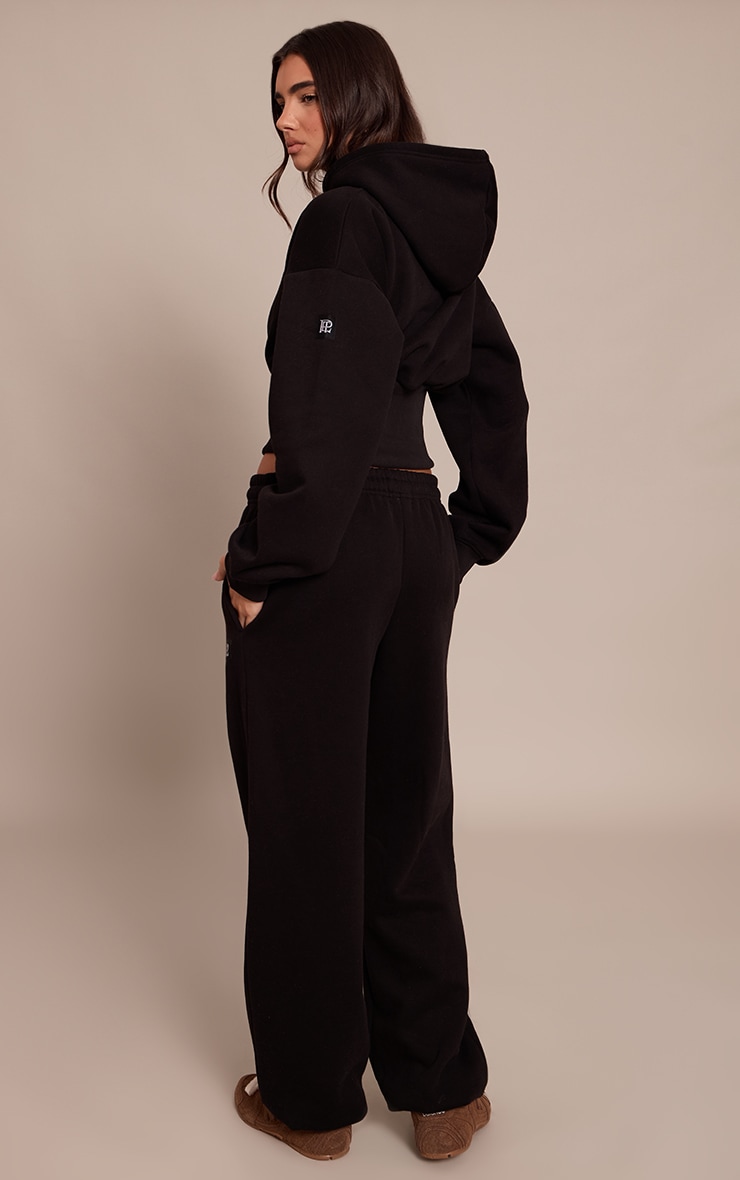 Black PLT Tab Drawcord Cuff Sweatpants image 3