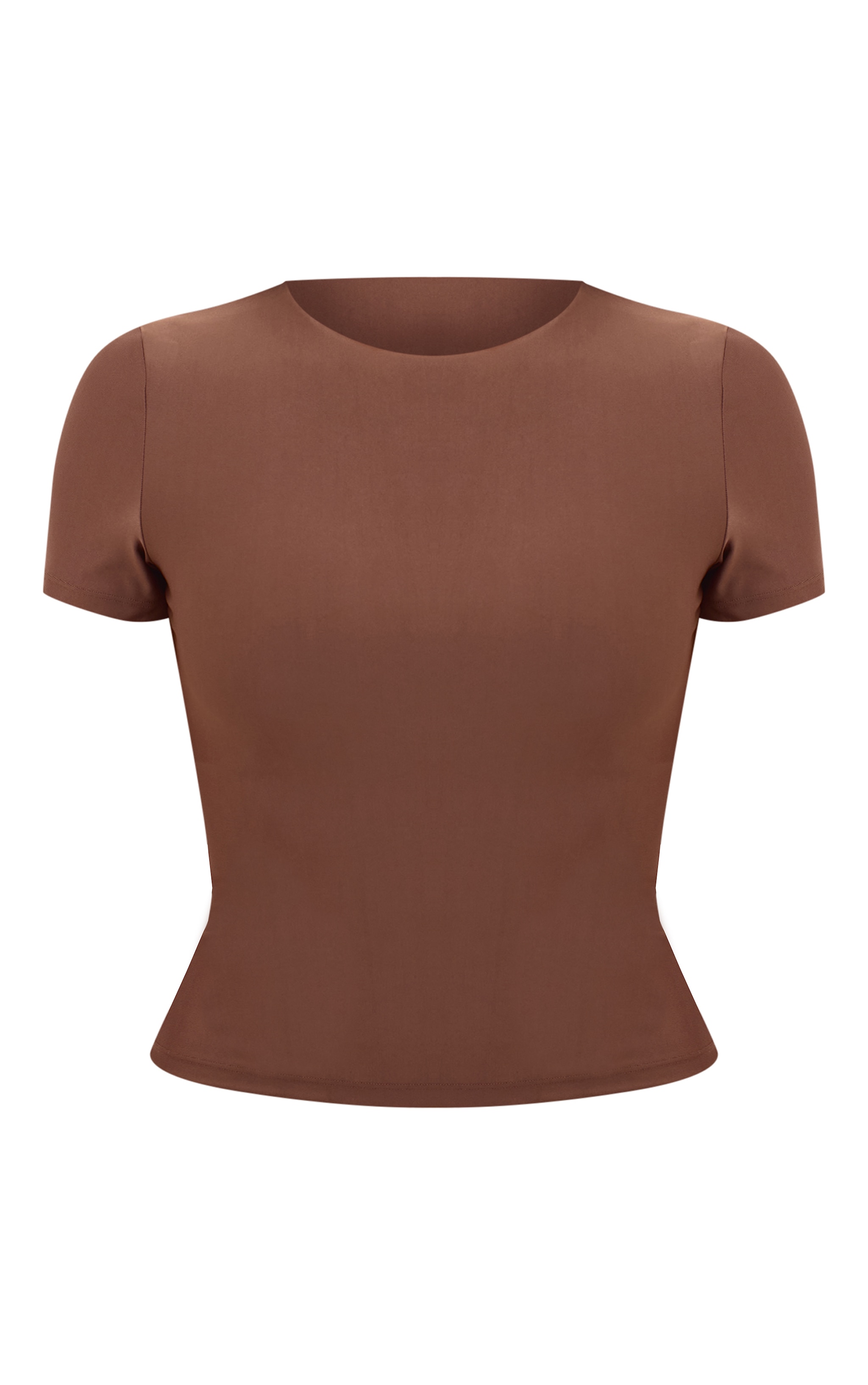 Espresso Polyamide Longline T- Shirt image 5