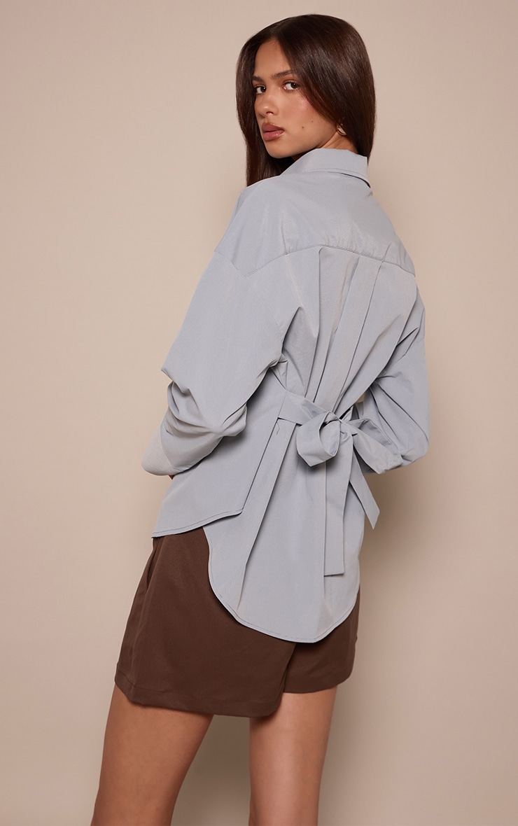 Dark Chocolate Woven Balloon Style Tailored Short image 3