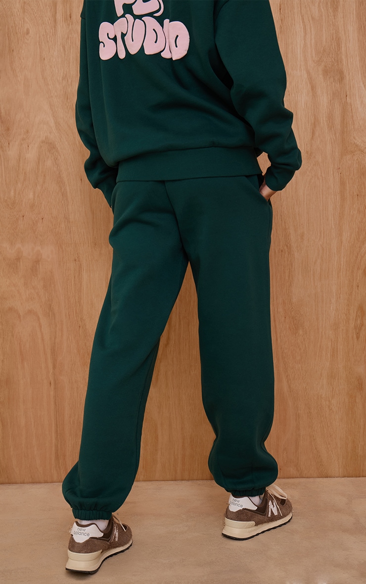Pine Green PLT Studio Print Cuffed Sweatpants image 3