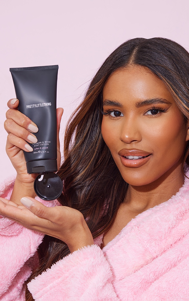 PRETTYLITTLETHING Rose & Rhubarb Body Lotion image 3