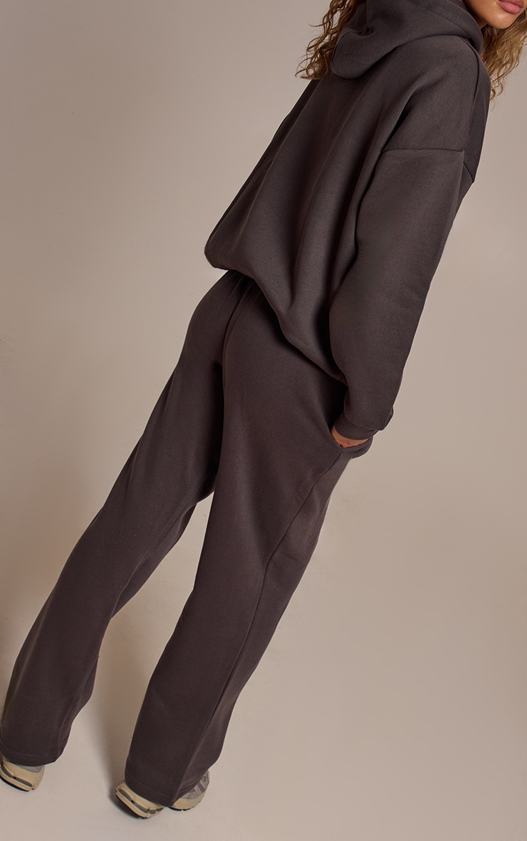 Jogging large gris anthracite à logo "PLT" image 3