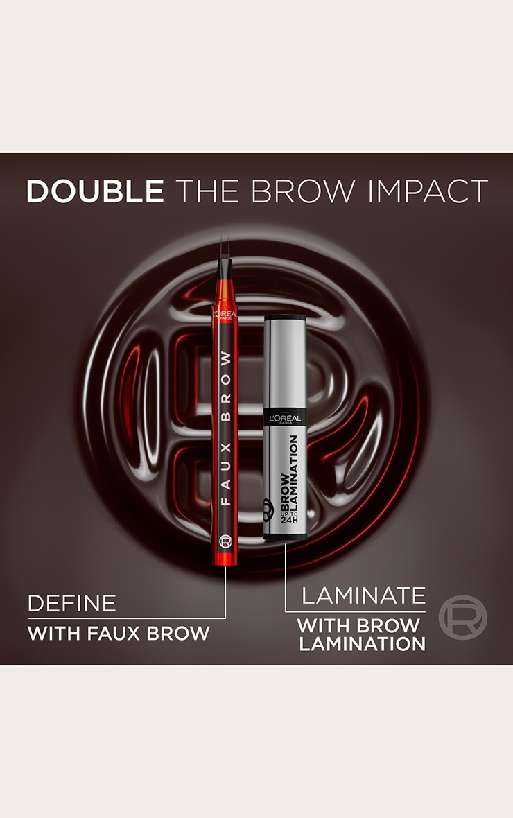 L'oréal Paris Infallible Faux Brow Tint Pen - Light Brunette image 3