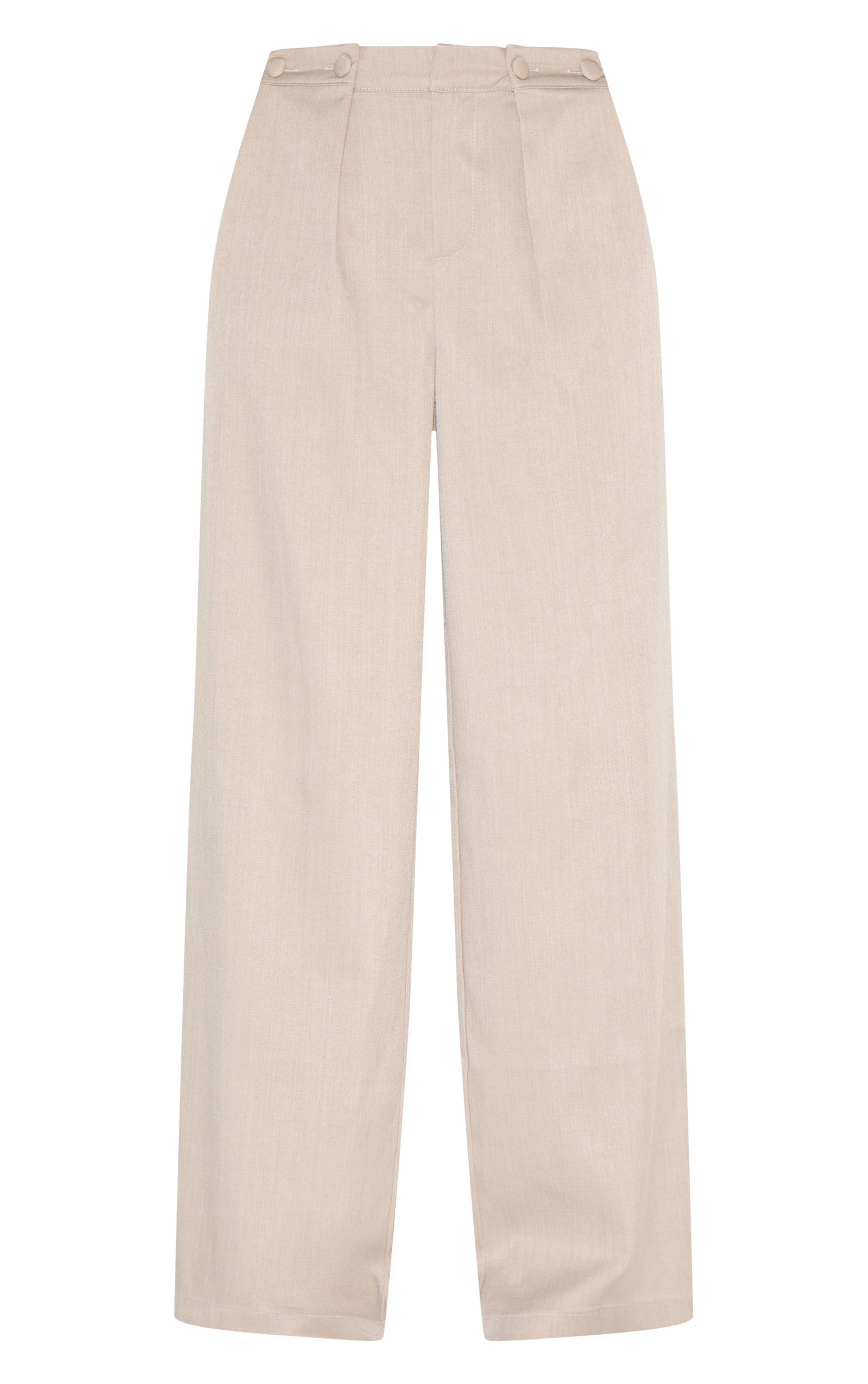 Grey Adjustable Waistband Detail Tailored Pants image 5