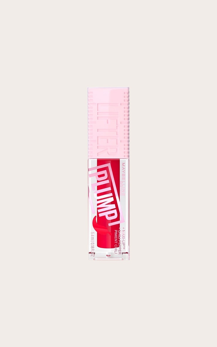 Maybelline Lifter Gloss Plumping Lip Gloss With Hyaluronic Acid and Chilli Pepper Red Flag image 1