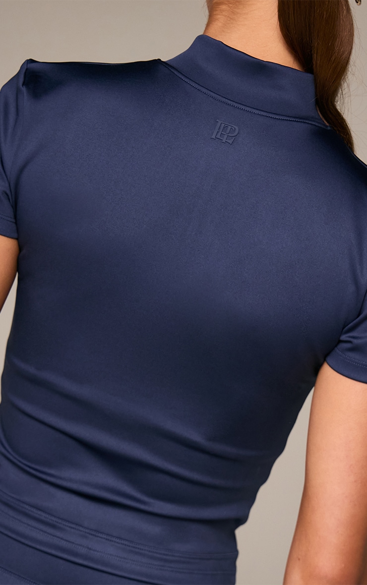 Navy Ultimate Short Sleeve Sports Jacket image 4