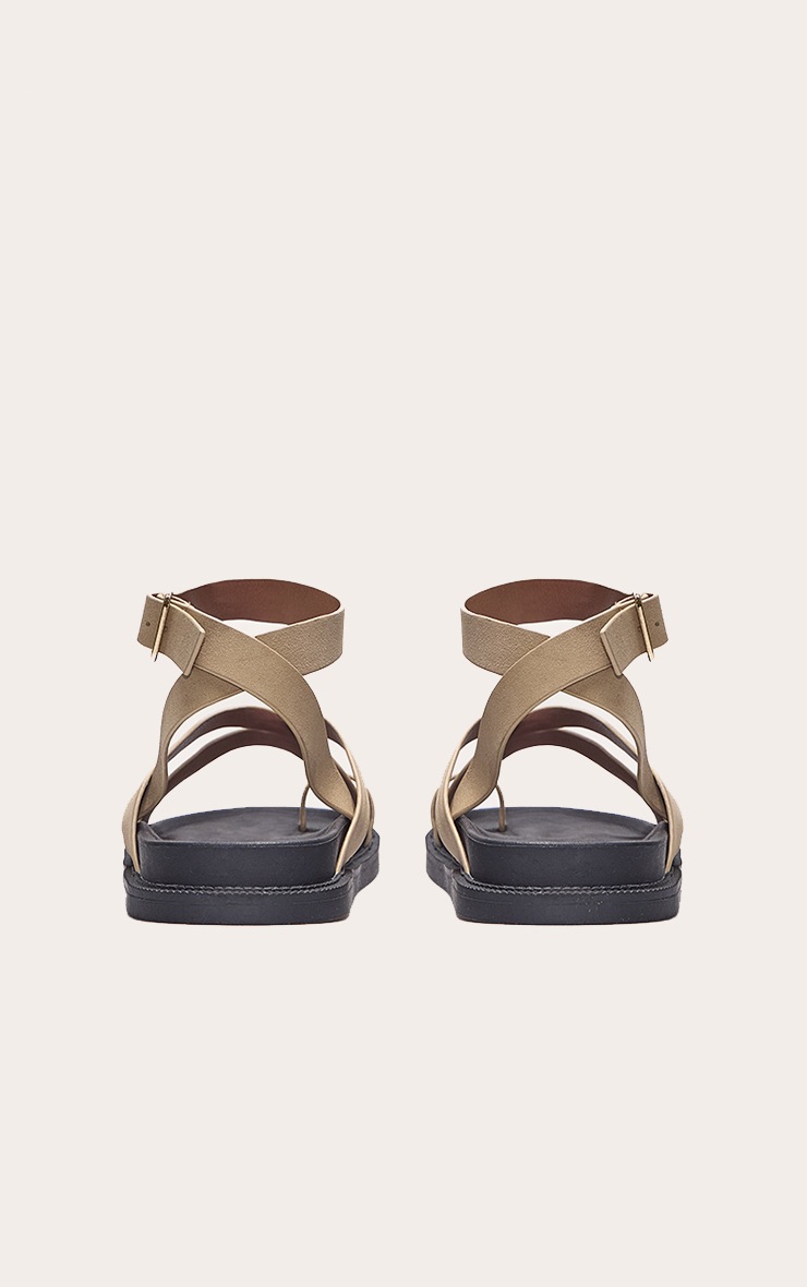 knit detail sports sandals