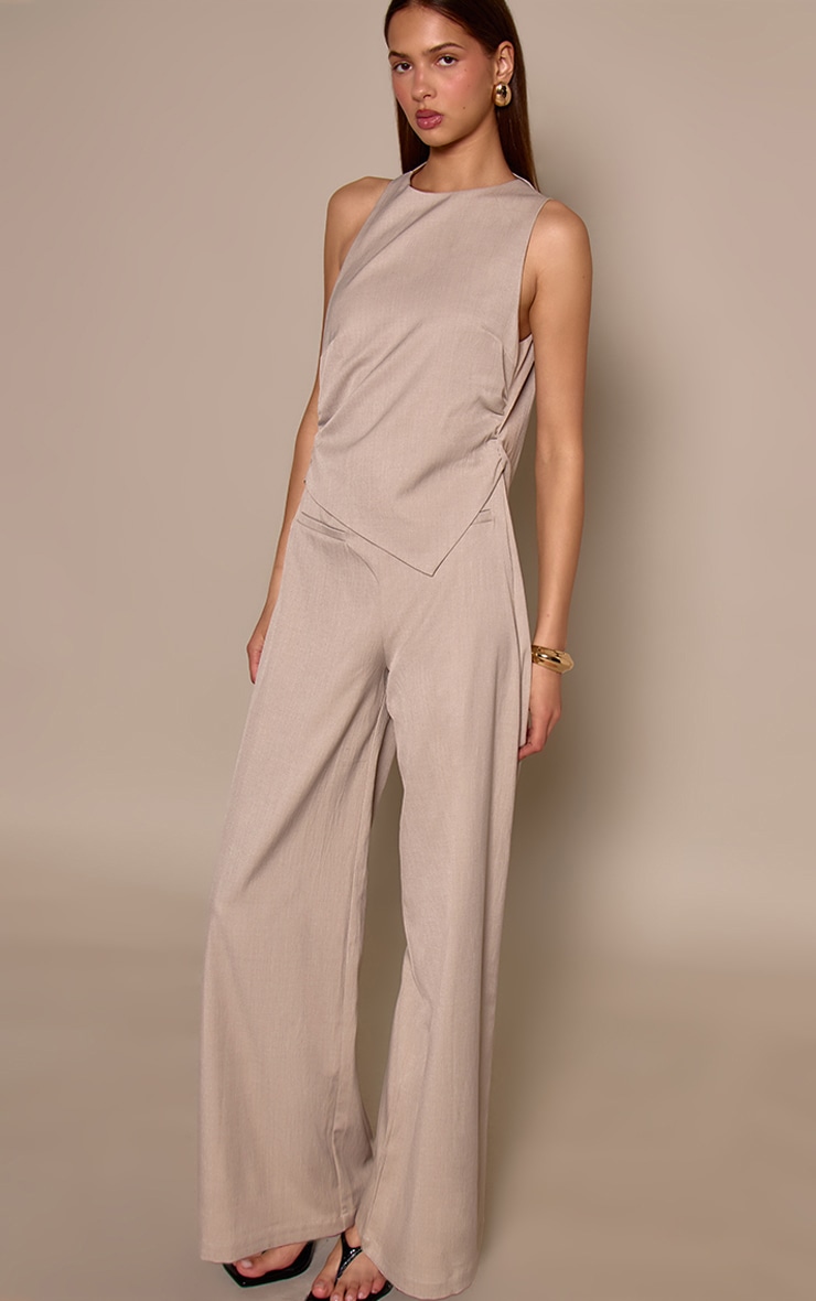 Stone Tailored Woven Cowl Back Jumpsuit  image 3