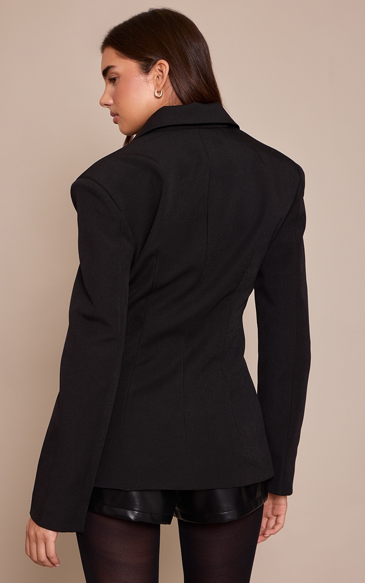 Black Cinch Point Blazer  image 2