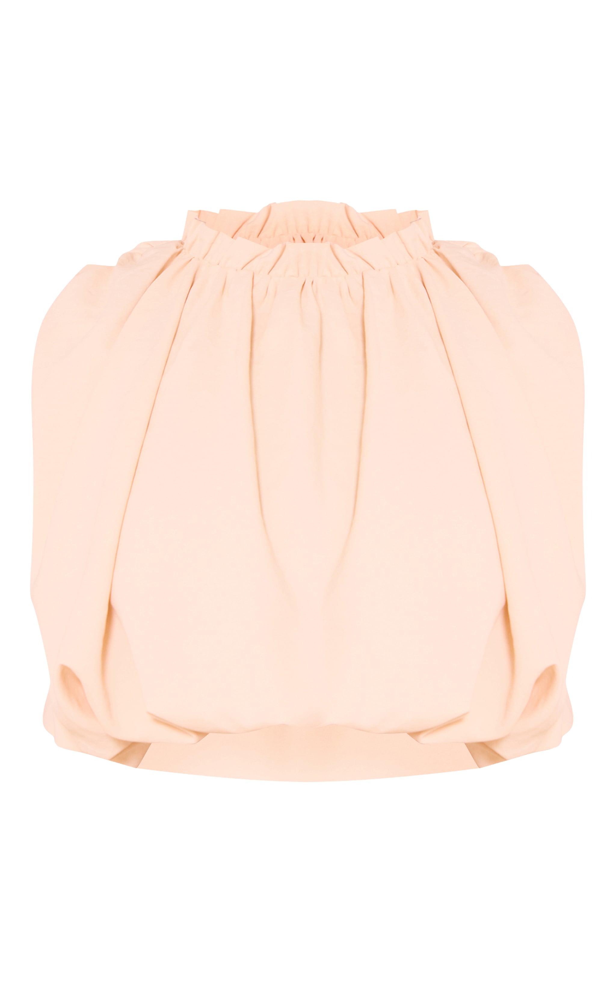 Shape Cream Hammered Satin Baloon Blouse image 5