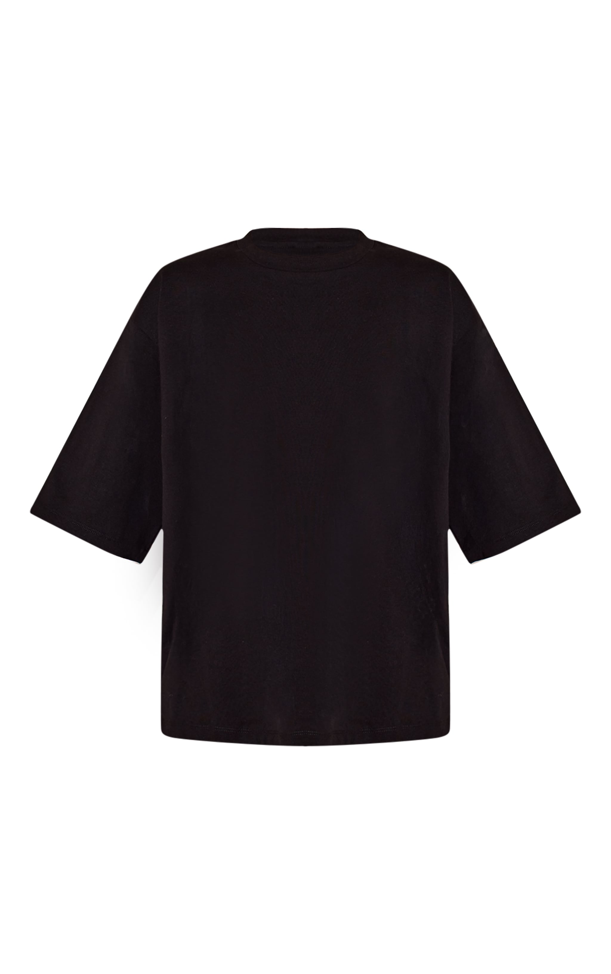 Black Oversized Boxy T Shirt image 5