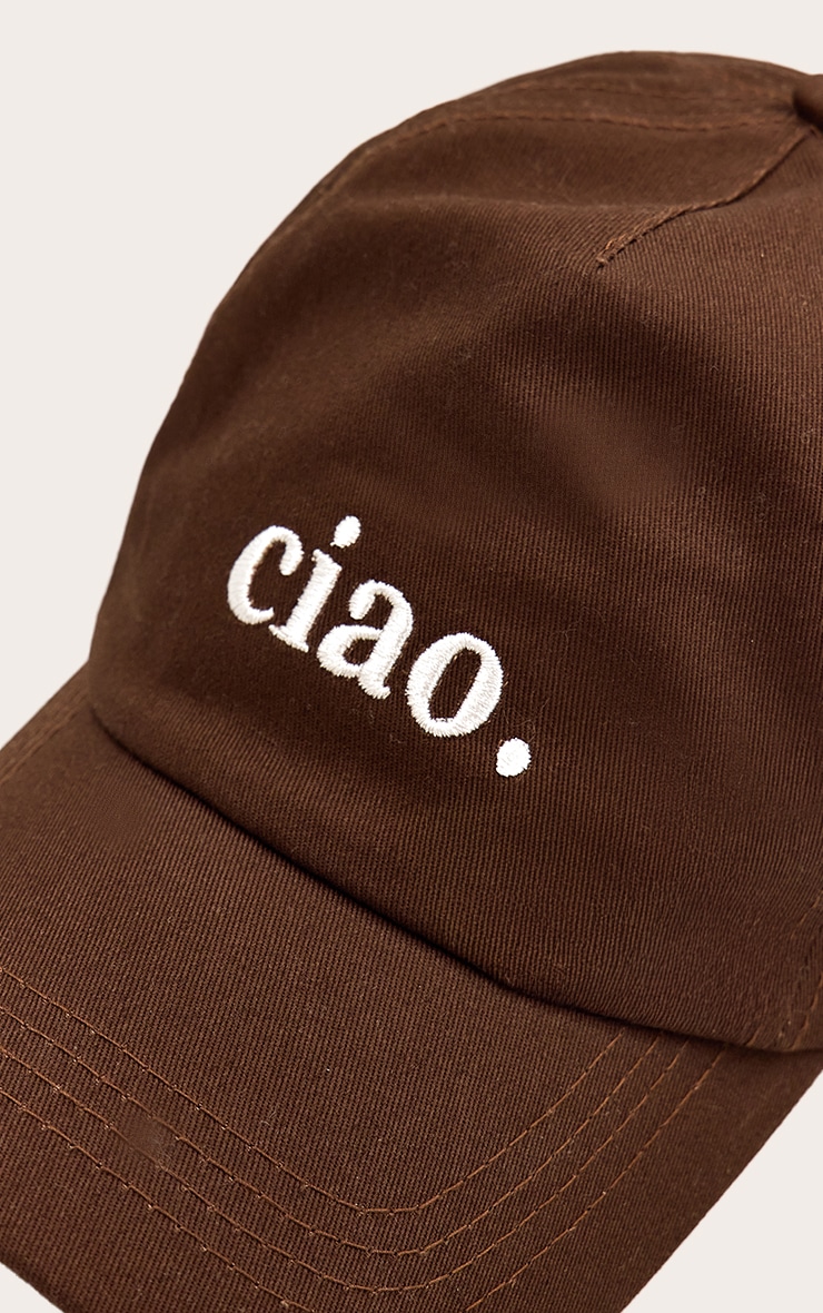 Casquette de baseball avec slogan chocolat image 4