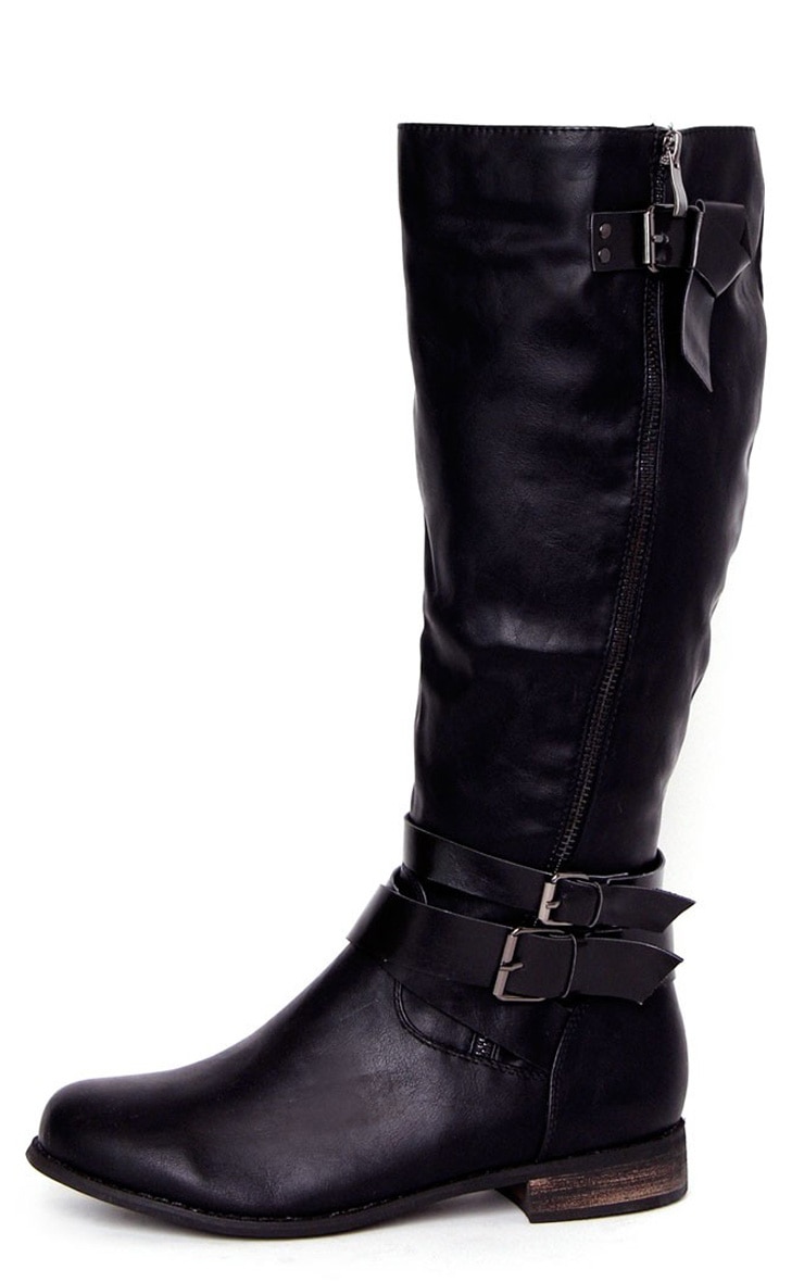 Jasmin Black Knee Length PrettyLittleThing