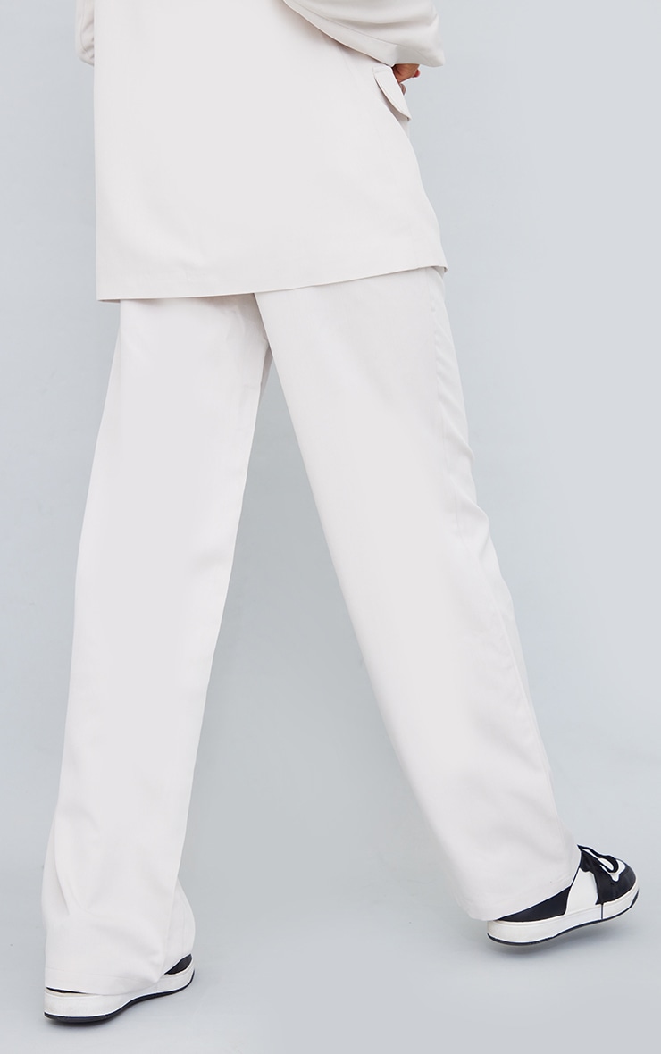 Tall Moss Grey Tailored Trousers image 3