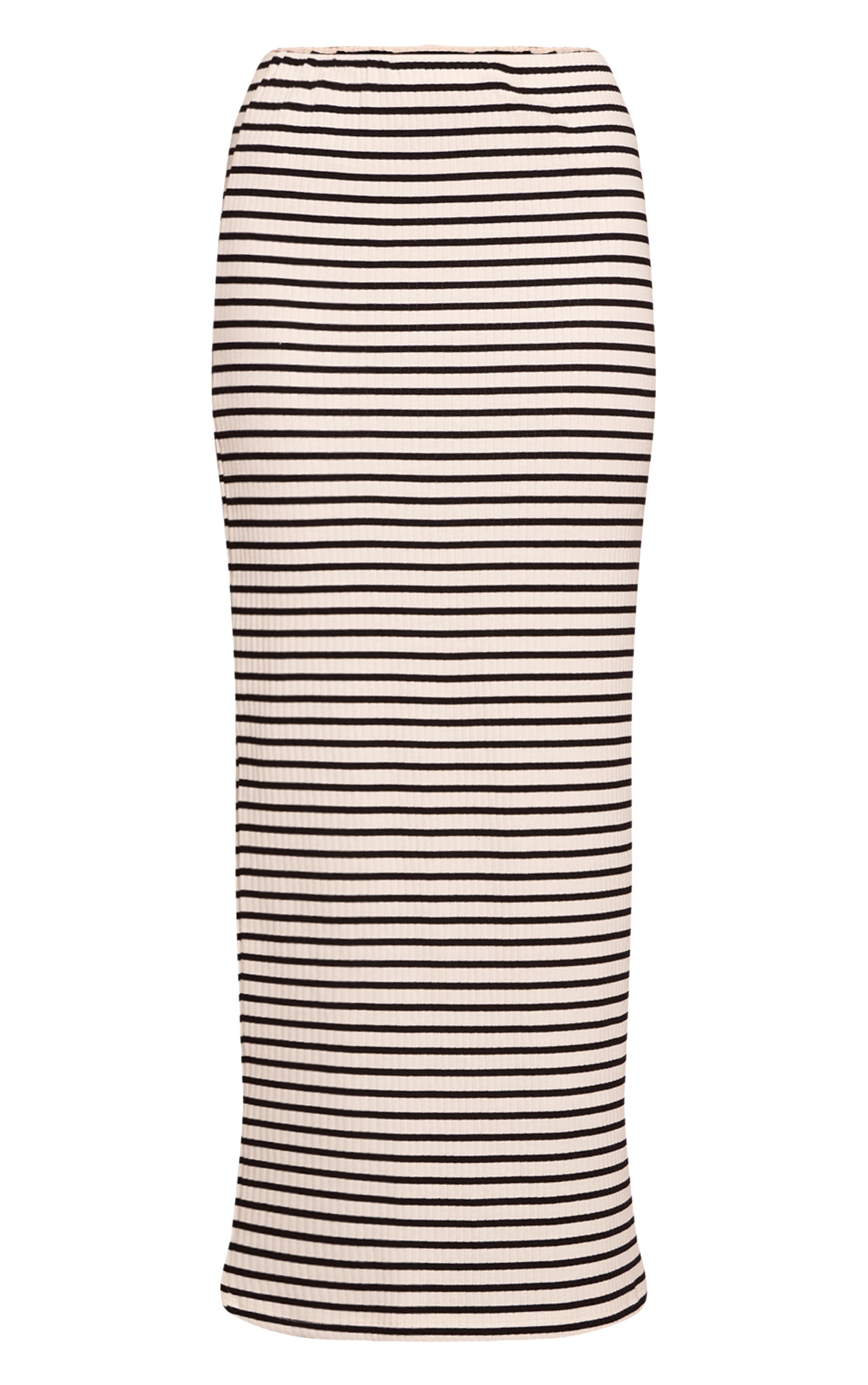 Cream Stripe Maxi Skirt  image 5