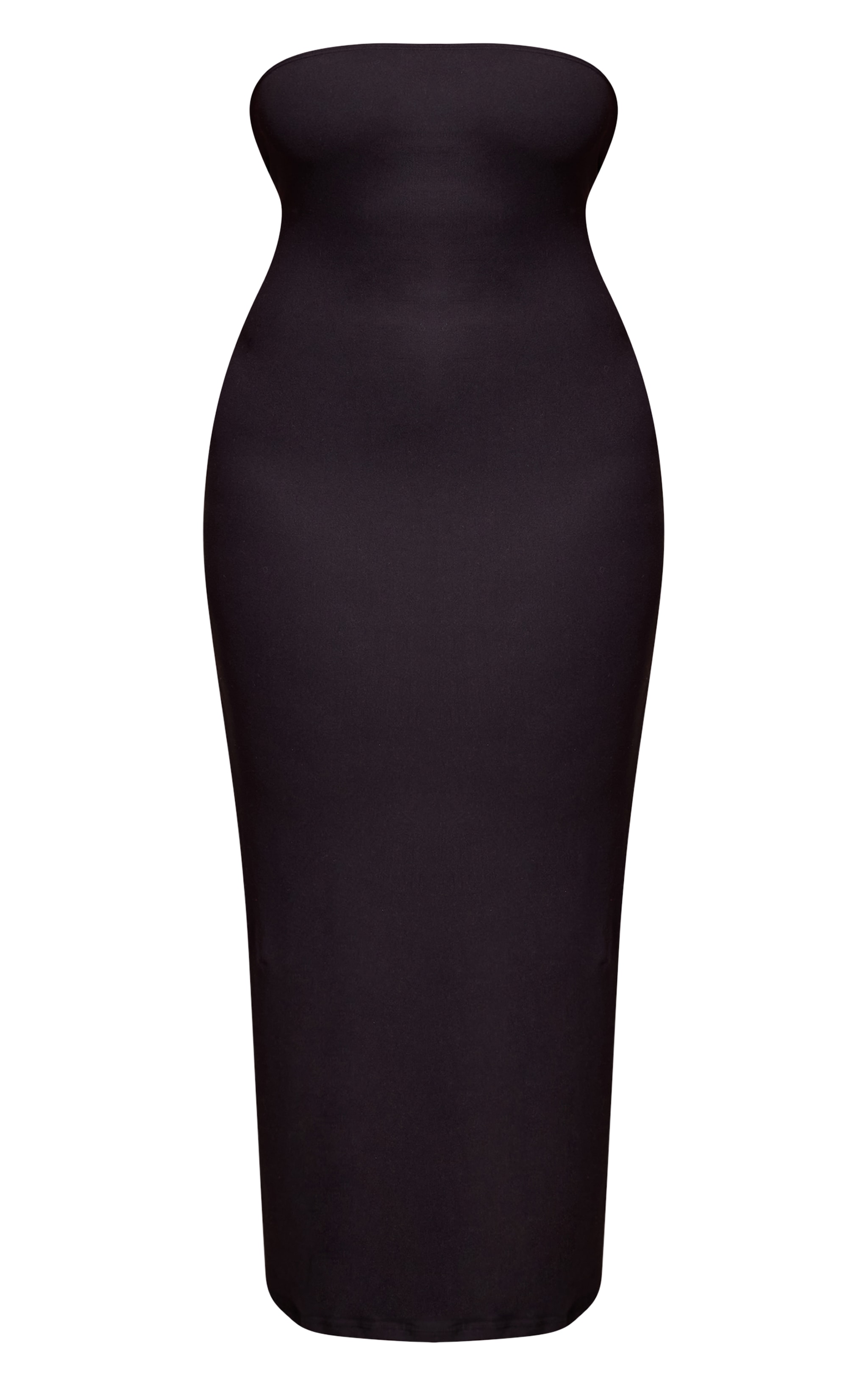 Plus Black Sculpt Bandeau Maxi Dress image 5