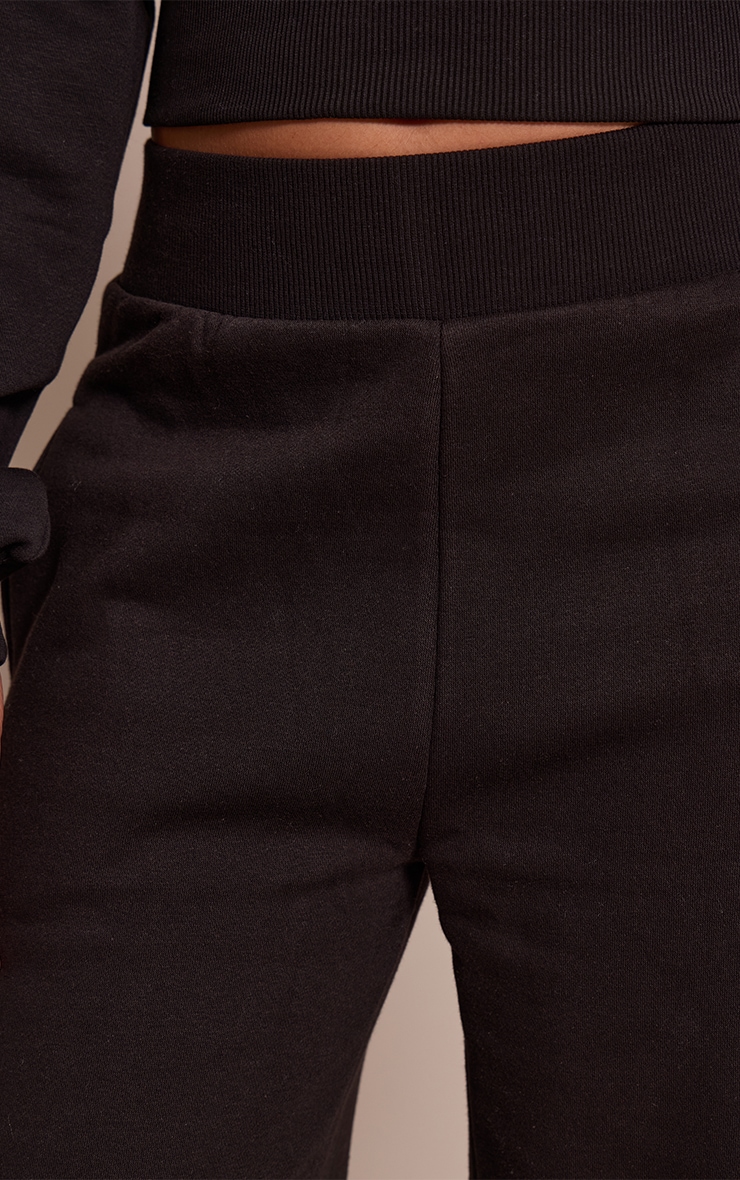 Tall Black High Waisted Wide Leg Sweatpants image 4