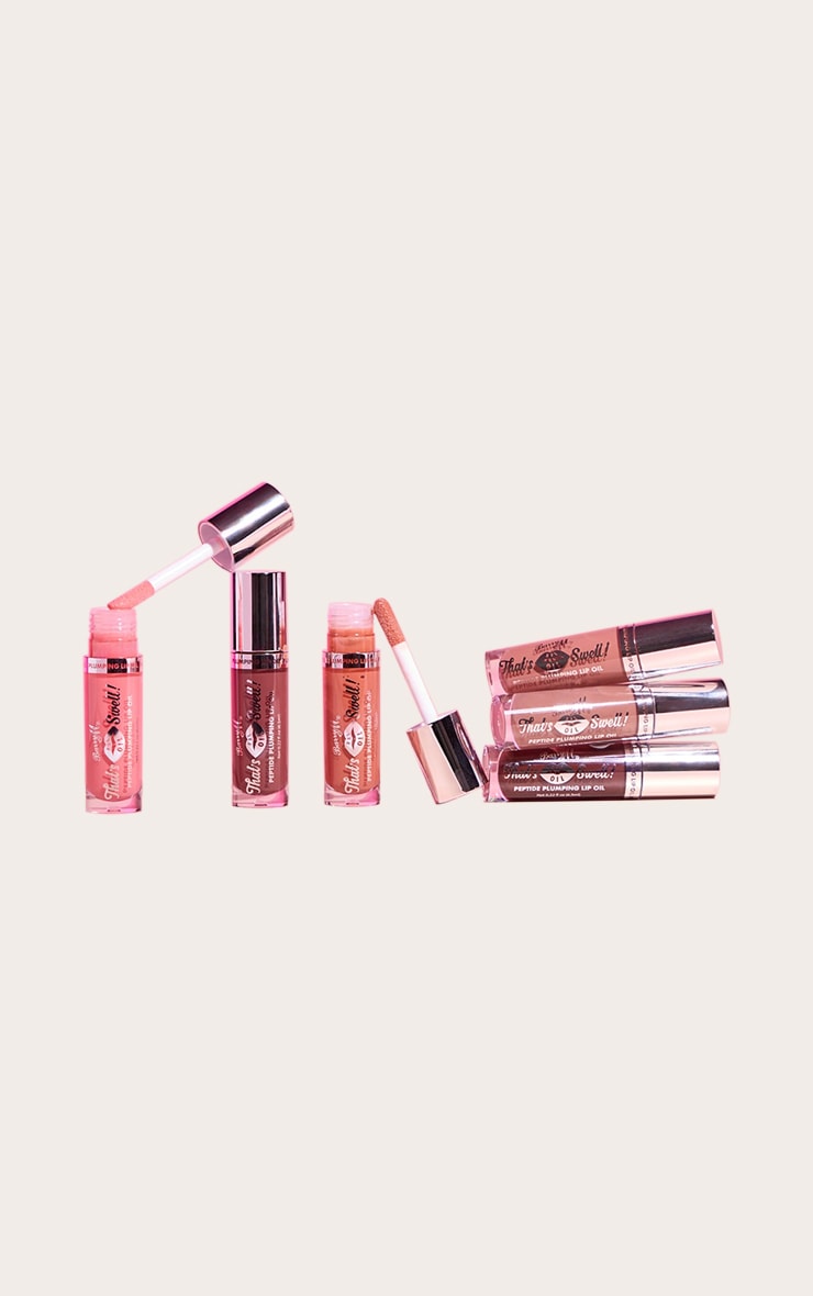 Barry M That's Swell! Peptide Plumping Lip Oil - Nude Nectar image 4