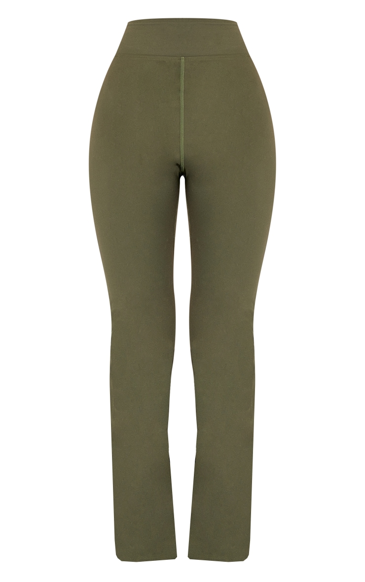 Petite Pantalon flare en Sculpt vert image 5