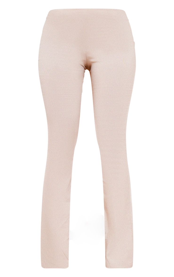 Shape Cream Stretch Woven Flared Pants image 5