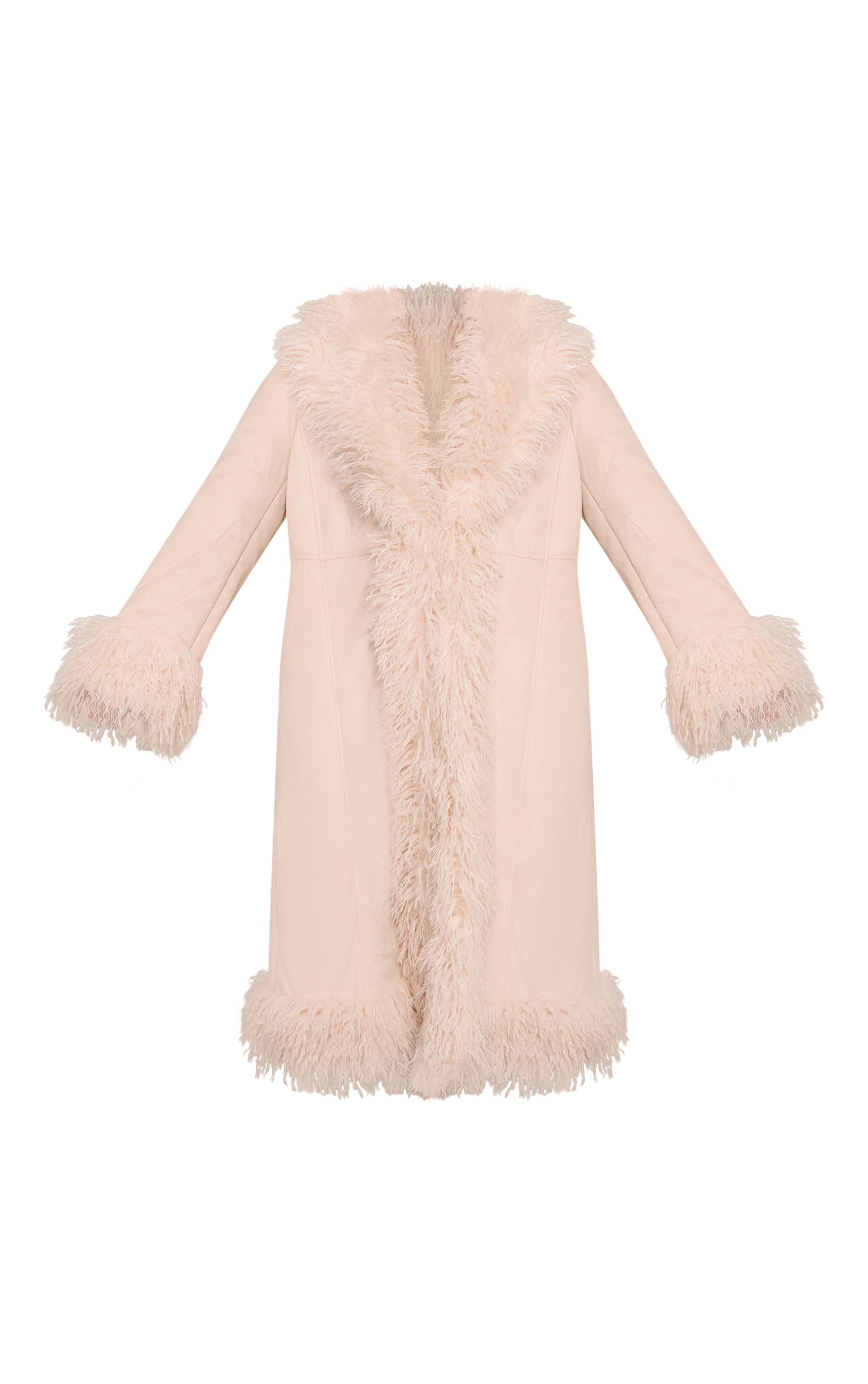 Tall Cream Afghan Style Maxi Coat image 5