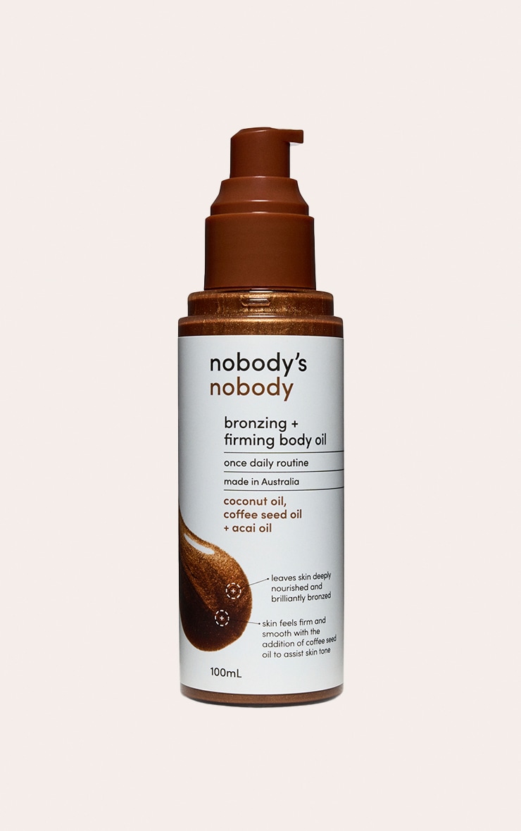 Nobody's Nobody Bronzing + Firming Body Oil 100ml image 2