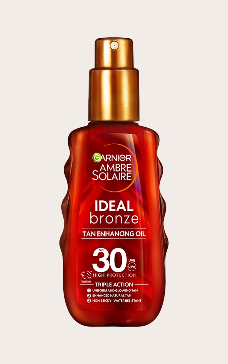 Garnier Huile solaire protectrice Ambre Solaire Ideal Bronze FPS 30 150ml image 1