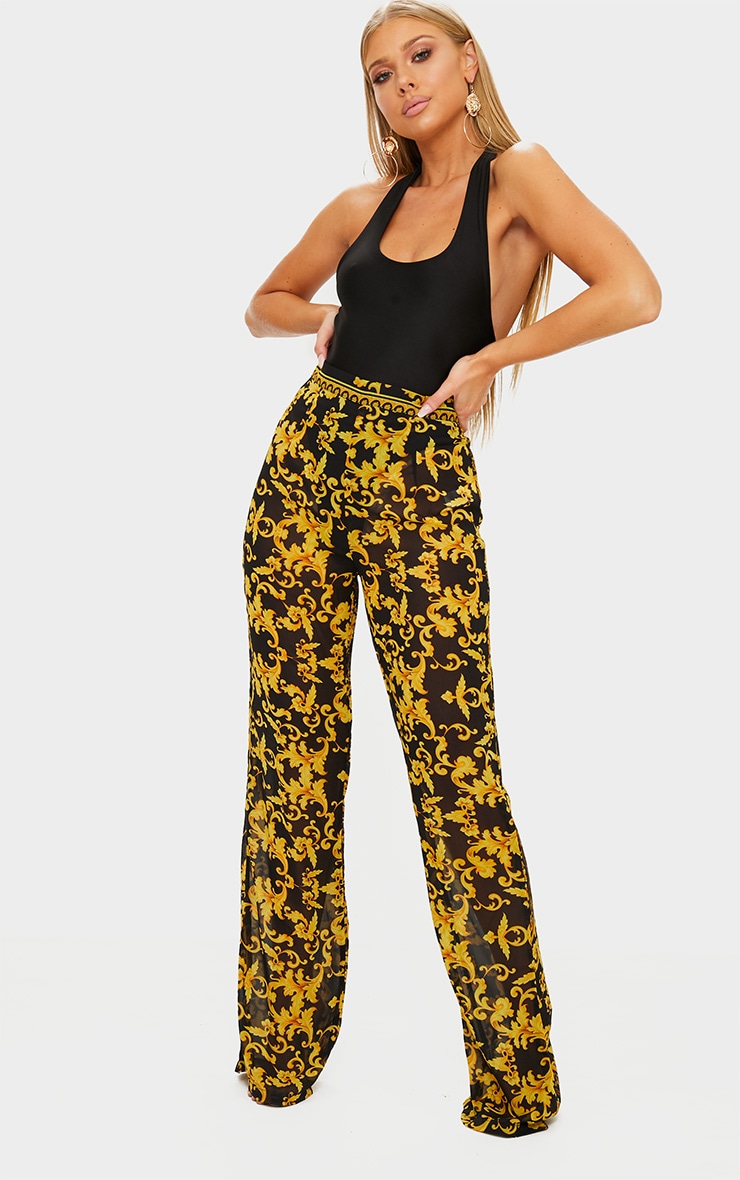 black chain print