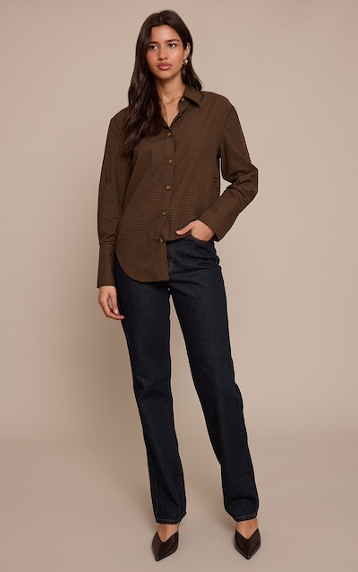 Tall Dark Indigo High Waist Straight Leg Jeans