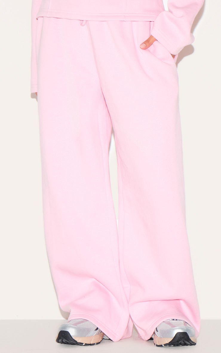 Petite Baby Pink Wide Leg Sweatpant image 2